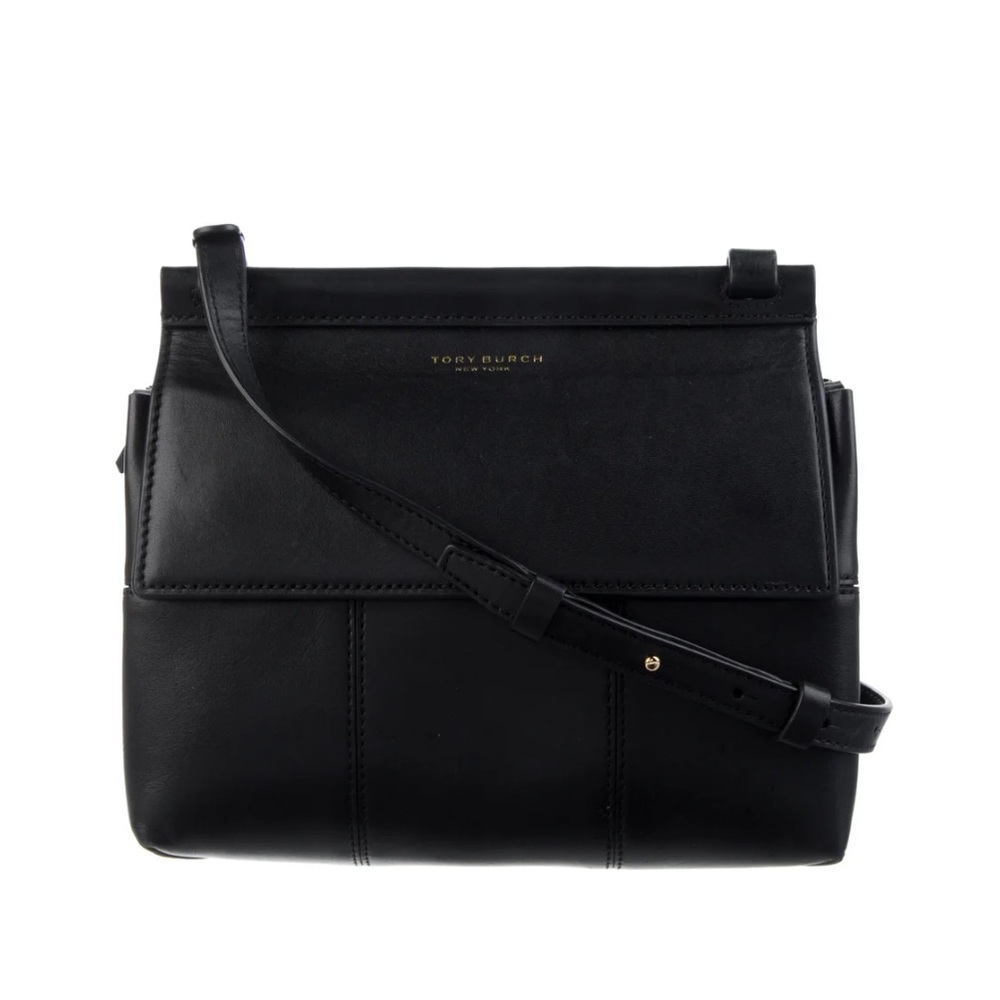 TORY BURCH Leather Block-T Crossbody Bag